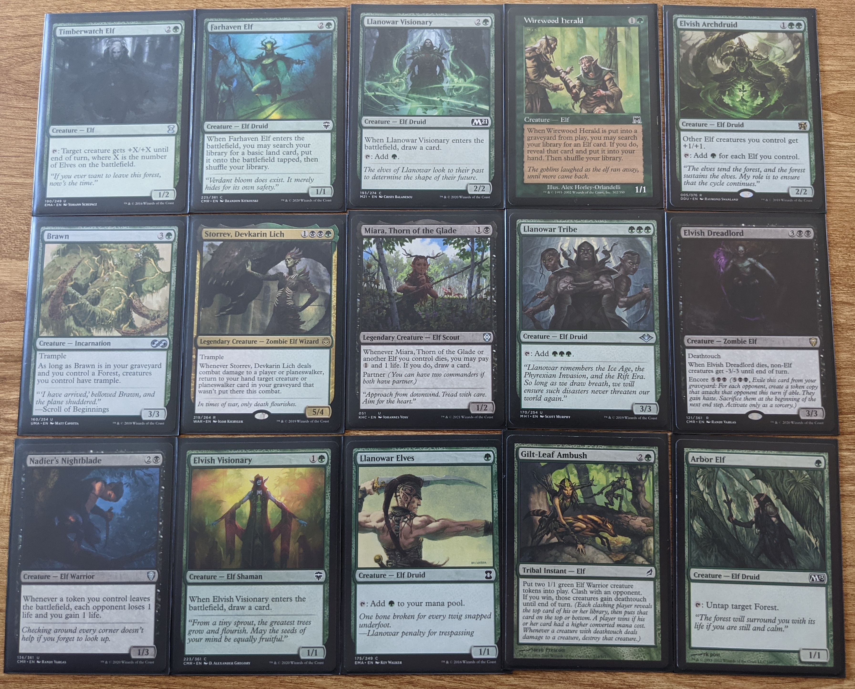 Lathril, Blade of the Elves - Elf EDH Deck (Custom 100 Card Commander Deck)